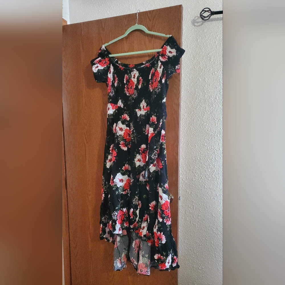 Torrid Floral Off-Shoulder Dress